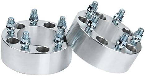 AutoRocking 2pcs 5x4.5 to 5x4.5 (5x114.3mm to 5x114.3mm) 2" Thickness 5 Lug Wheel Spacers Adapters 20x1/2 STUDS
