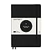 LEUCHTTURM1917 - Dotted Hardcover Notebook Medium A5 Bauhaus Special Edition 251 Numbered Pages for Writing and Journaling (Black)