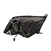 PERDE Compatible with 2009-2017 Dodge Ram 1500 2500 3500 Halogen Headlights W/Quad Option Black Includes Left Driver and Right Passenger Side Headlamps
