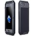iPhone 7 Case, AICase Shockproof Dustproof Waterproof Heavy Duty Gorilla Glass Luxury Aluminum Alloy Metal Protective Military Protector Skin Bumper Cover Shell Case for Apple iPhone 7 (Black)