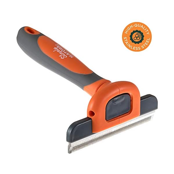 Shedding-Brush-Deshedding-Tool-by-Simply-Natural--Stainless-Steel-Deshedding-Tool-for-Dogs-and-Deshedding-Tool-for-Cats-with-Removable-10cm-Shedding-Blade 𝐖𝐈𝐍𝐍𝐄𝐑 𝟐𝟎𝟐𝟑 Professional Deshedding Brush Tool for Dogs, Undercoat Rake Dog Brushes for Grooming, Brush Tool for Dogs…
