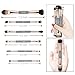 Yuwaku Double Ended Makeup Brushes, 6pcs Mutipurpose Cosmetic Brush Set For for Eyeshadow Blending Powder Foundation Buffer