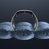 Oura Gen3 Horizon Smart Ring Size 11 Brushed Titanium Sleep Heart Rate view 10