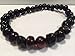 Healing Bracelet 8 inch arthritis carpal tunnel swelling headache Baltic Amber for Adults Polished Black Cherry Stretch Woman Certified (1 Pack)