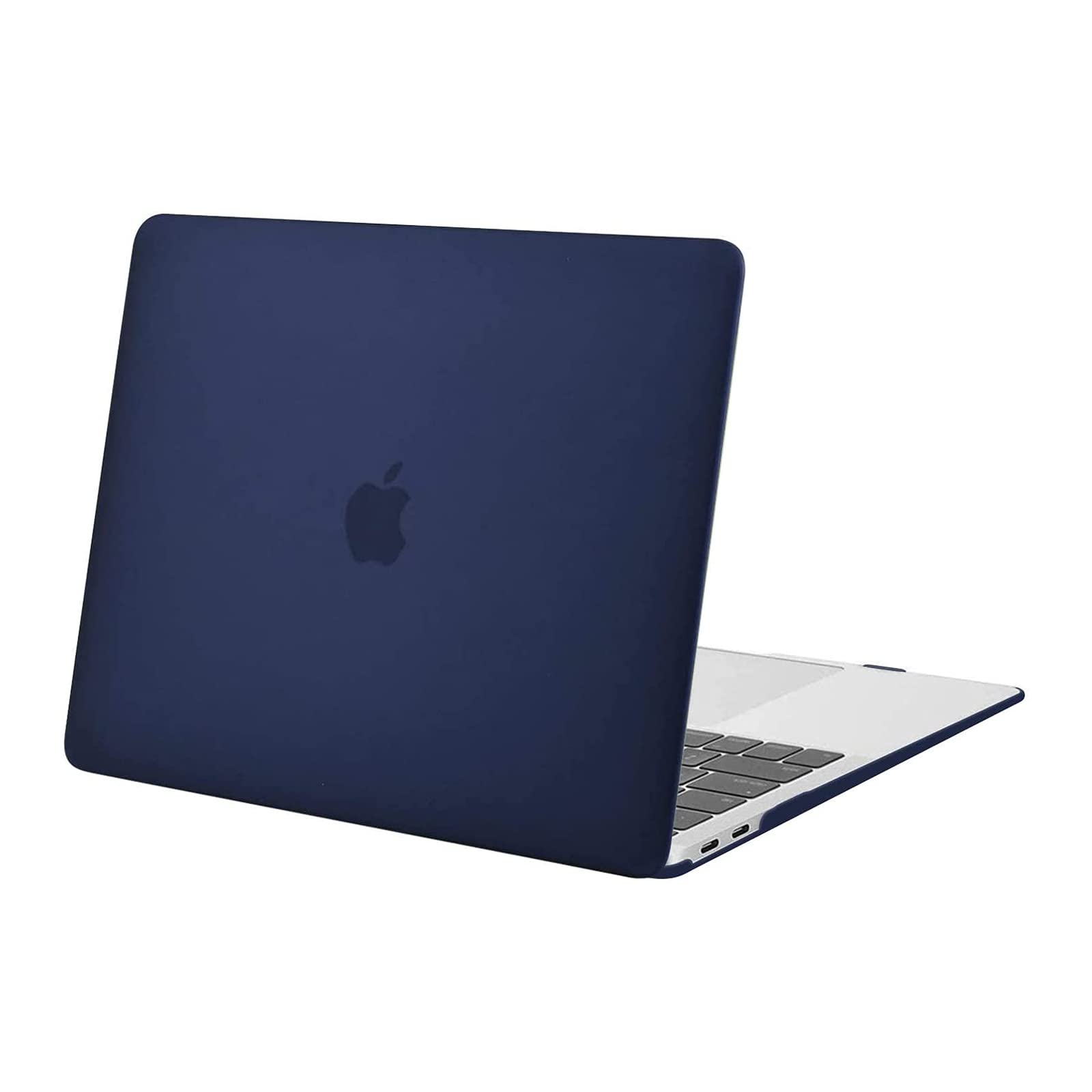 MOSISO Compatible with MacBook Air 13 inch Case M1 A2337 A2179 A1932, Protective Hard Shell Cover Compatible for MacBook Air M1 Case 13.3 inch 2021 2020 2019 2018 Retina Touch ID, Navy Blue