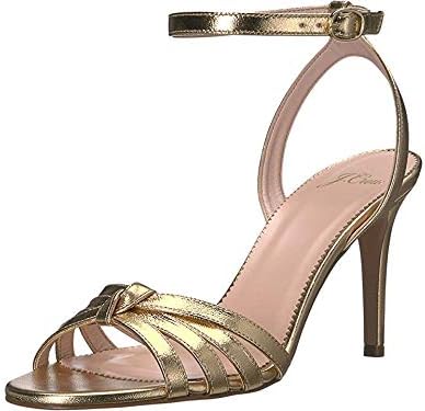 j crew gold sandals