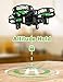 Dwi Dowellin Mini Drone Crash Proof RC Small Quadcopter One Key Take Off Landing Flips Rolls Nano Drones Toy for Kids Beginners Children Boys and Girls, Green