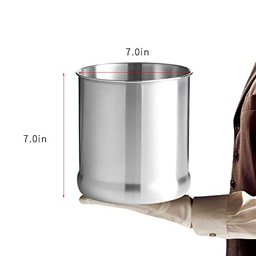 SZUAH Stainless Steel Utensil Holder, Large Capacity Kitchen Utensil Holder, Great for Large Cooking Tools, 7"X7"X7". - Thumbnail 4