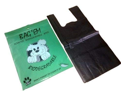 Bag'Em Biodegradable Dog Poop Bags (Dog Poo Bag/Dog Waste Bags) x 250, Eco Friendly, Bulk Buy