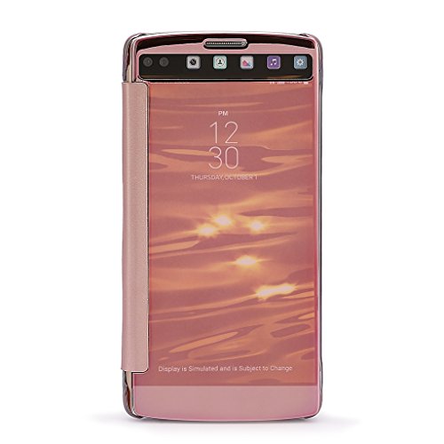 Cases for lg v10, imusi mirror smart clear view window …