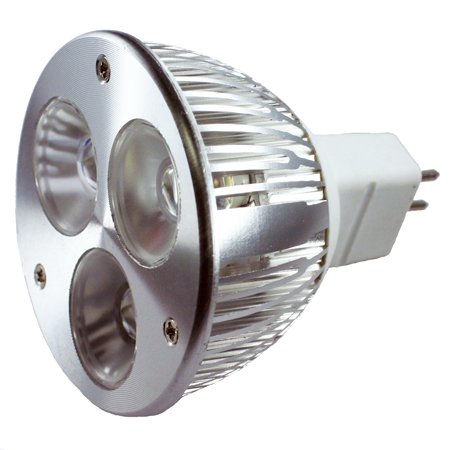 (Pack of 2)LED MR16 3 watt GU5.3 base Equiv to 25W Halogen Bulb Warm White 45 degree Beam Angle