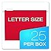 Pendaflex Recycled Hanging Folders, Letter Size, Assorted Colors, 1/5 Cut, 25/BX (81612)
