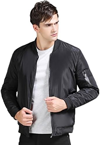 Nantersan Mens Bomber Jacket Softshell Lightweight Flight Jacket Slim Jacket Coat