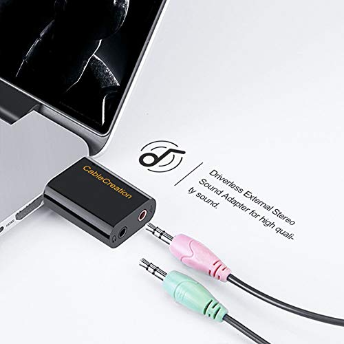 1 CableCreation+Adapter+External+Headset+Microphone