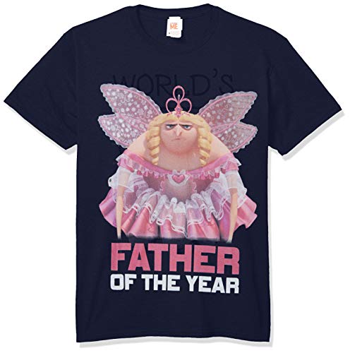 Minions Men's Fairy Father T-Shirt, 3X-Large, Navy