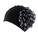 BEAUTYVAN HOT！ Beanie Scarf Fashion Muslim Women Flower Cancer Chemo Hat Beanie Scarf Turban Head Wrap Cap (Black)