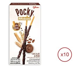 pocky Glico Wholesome Chocolate Almond Flavoured