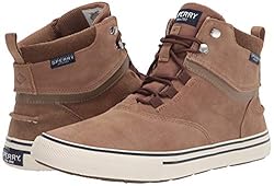 Sperry Men's Striper Storm Boot, WP Tan Suede, 8.5