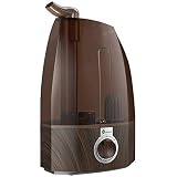 TaoTronics TT-AH002 Ultrasonic Cool Mist Humidifiers for Home Baby Bedroom with Filter, Two 360&deg; Rotatable Nozzles, Classic Dial Knob Control-Coffee (3.5L/0.92 Gallon, US 110V), Brown