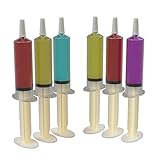 Jello Shot Syringe | College Party Alcohol Drinking Games for Adults | Halloween Party Favors | Large Plastic 2 oz. Tube | 25 Pack