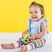 Bright Starts Flexi Ball Caterpillar Easy-Grasp Rattle Toy, Newborn and up