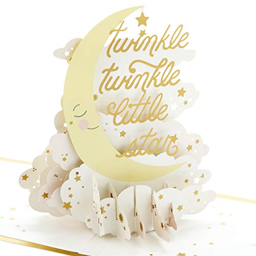 Hallmark Signature Paper Wonder Pop Up Baby Shower Card for New Parents (Twinkl…