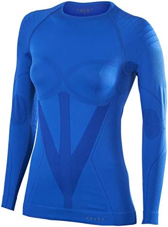 FALKE ESS Women Warm Long Sleeve Close Fit top, Sizes XS-XL, multiple colours, polyamide mix - Sweat wicking, fast drying, protection in mild to cold temperatures
