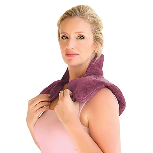 Zen Therapy - Microwavable Neck Wrap for Therapy | Hot & Cold Neck Shoulder Pad | Soothes Muscle & Arthritis Pain | Neck Heat Pad for Aromatherapy, Minor Injuries, Swelling & Stress Relief