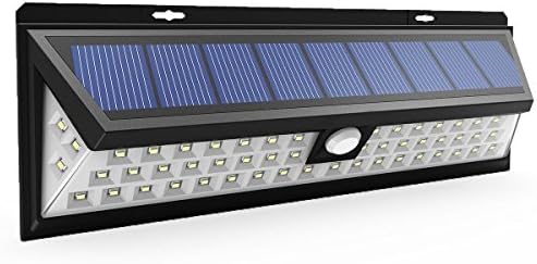 Outdoor Solar Lights 66 LED, Super Bright Motion Sensor Lights with Wide Angle Illumination, Wireless Waterproof Security Lights for Wall, Driveway, Patio, Yard, Garden
