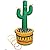 Cactus Beverage Cooler Ring Toss Game
