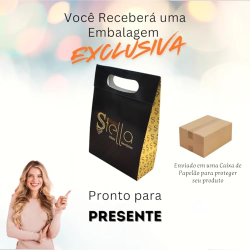 Colar Terço Rosário com Cruz Semi Joia Banhado Ouro 18k - Religioso Católico - Corrente 45cm - Antialérgico - Presente Feminino - Stella Semi Joias