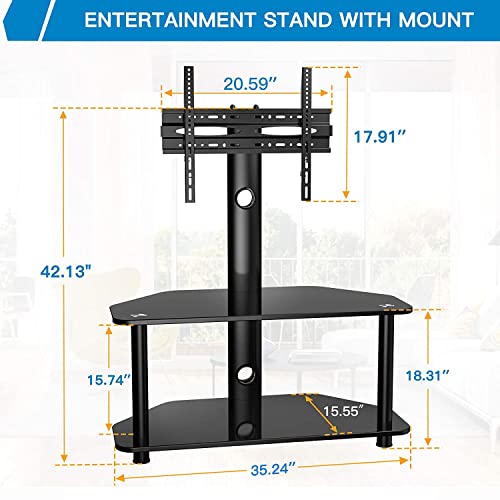 Swivel Floor TV Stand/Base for 3255, 65 Inch TVsUniversal Corner TV