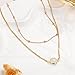 CH Thin Diamond Sequins Choker Necklace Women Girl Lady Long Chain Pendant Necklace White