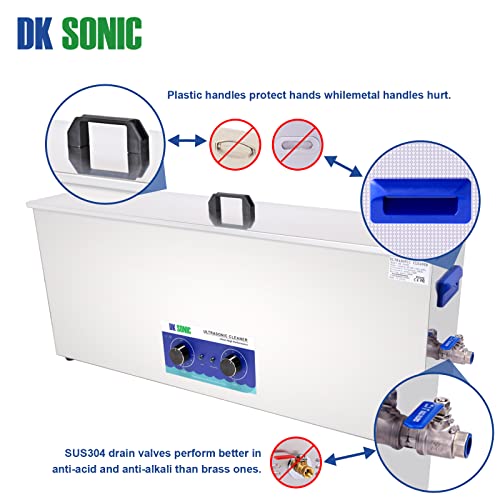 DK SONIC 30L Ultrasonic Gun Cleaner with Timer Basket and Stainless