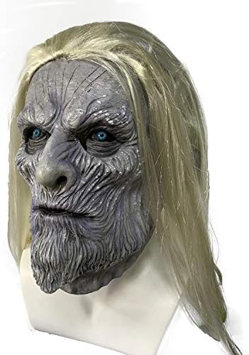 FortParty - Walker of Night - White Halloween Mask - Thrones Mask for Halloween Costume Cosplay Game Party Festival