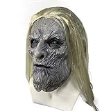 FortParty - Walker of Night - White Halloween Mask - Thrones Mask for Halloween Costume Cosplay Game Party Festival
