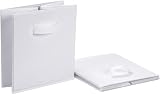Amazon Basics Collapsible Fabric Storage Cube Organiser Set of 6 White 26.6 cm view 4