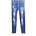 Fvanor 9018 Blue Women Skinny Jeggings Stretchy Sexy Soft Leggings Tights Skinny Pants