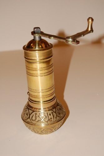 Turkish Coffee Grinder gold skin medium size by Tocaciti