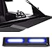 SpeedTech Lights Striker TIR 2 Head High Intensity LED Strobe Deck/Dash Windshield Mount Light Bar for Emergency Vehicles/Hazard Flashing Warning Lights with Cigarette Lighter Plug - Blue/Blue