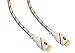 Ultra Clarity Cables 4K HDMI Cable 25FT [2 Pack], High Peed Hdmi Cables with Braided Cord & Gold Connectors, 4K @ 60Hz, Ultra HD, 2K, 1080P, ARC & CL3 Rated for Roku TV/PS5/HDTV/Blu-ray/Xbox One