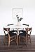 Edloe Finch Round Dining Table 40 inch diameter White Top