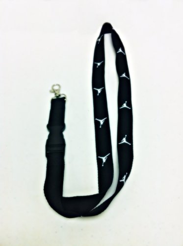Michael Jordan Lanyard Jumpman Black Keychain Holder