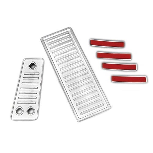 C5 Corvette Aircraft Quality Highly Polished Aluminum Gas & Dead Pedals Combo Kit Fits: All 97 Through 04 Corvettes - Thumbnail 5