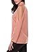Zeagoo Women Sexy Cold Shoulder Long Sleeve Chiffon Choker Blouse Top