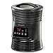 Honeywell HHF370B 360 Degree Surround Fan Forced Heater with Surround Heat Output Charcoal Grey Energy Efficient Portable Heater with Adjustable Thermostat & 2 Heat Settings , Black