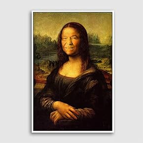 Framed Canvas Home Artwork Decoration Famous Person PortraitCanvas Wall Art for Living Room, Bedroom - 16x24 inches