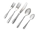 Francois et Mimi Light-Weight Stainless Steel 30 Piece Flatware Set, Service for 6