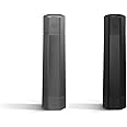 HexClad Salt and Pepper Mill Set with Adjustable Professional Grinders and No-Mess Caps