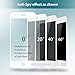 Klearlook [Privacy Series] Anti-Spy iPhone 7 Plus iPhone 8 Plus Tempered Glass Screen Protector and Back Carbon Fiber Film for Apple iPhone 7 Plus, iPhone 8 Plus White Frame (1+1 Pack)